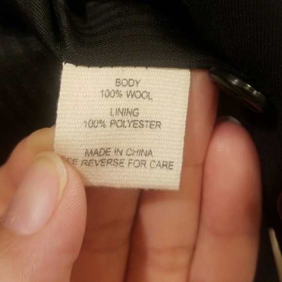 BNWOT black jacket w/ vest sz 2 - Picture 6 of 6